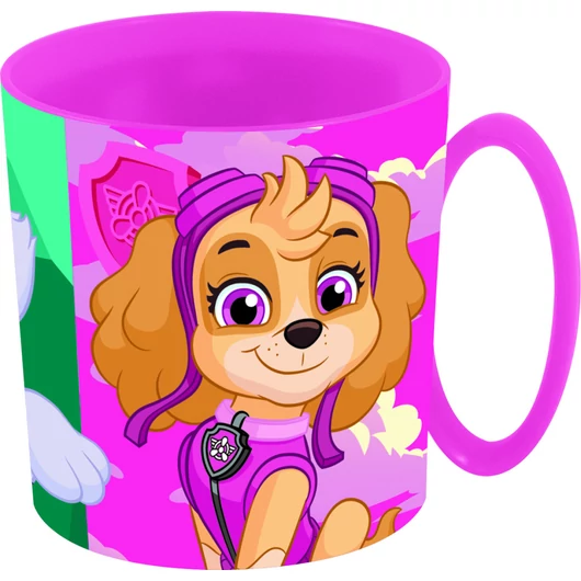 Mancs Őrjárat Girl PWR mikrózható műanyag bögre 350ML