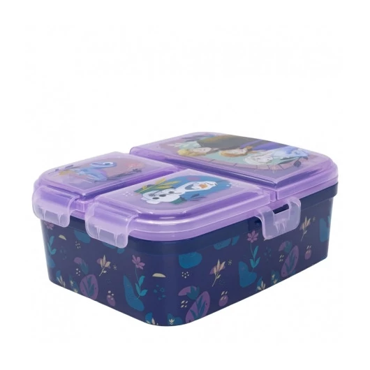 XL Több Rekeszes Négyszögletes Szendvics Doboz Jégvarázs