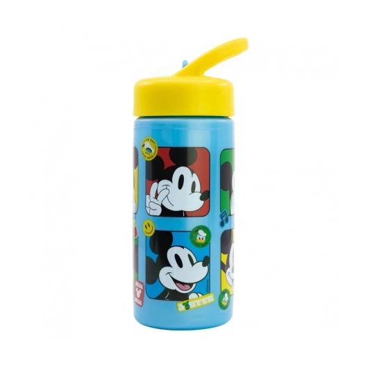 MŰANYAG SZÍVÓSZÁLAS PALACK 410 ML Mickey Egér