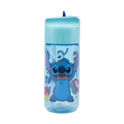 Stitch Gyerek Szívószálas kulacs 430ML