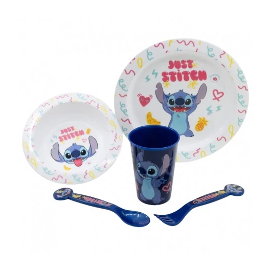 5db-os mikrózható étkészlet STITCH