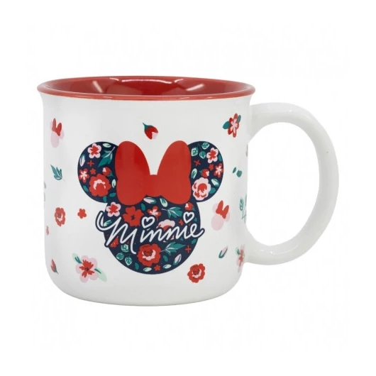 KERÁMIA REGGELIZŐ BÖGRE 415 ML AJÁNDÉKDOBOZBAN MINNIE EGÉR KERTÉSZET