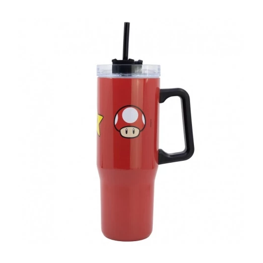 SZIGETELT ROZSDAMENTES ACÉL XL UTAZÓ BÖGRE 940 ML SUPER MARIO