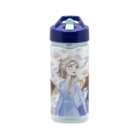 Jégvarázs (Frozen) Prémium keményfalú szívószálas kulacs gyerekeknek - 510ML