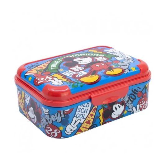 Mickey egér nagy rekeszes szendvicses doboz gyerekeknek