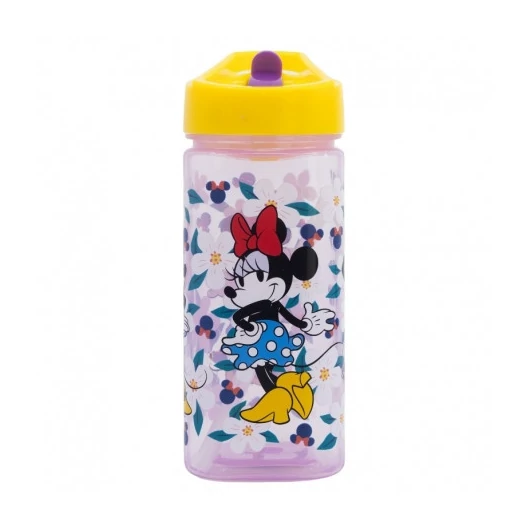 Minnie egér Prémium keményfalú szívószálas kulacs gyerekeknek - 510ML
