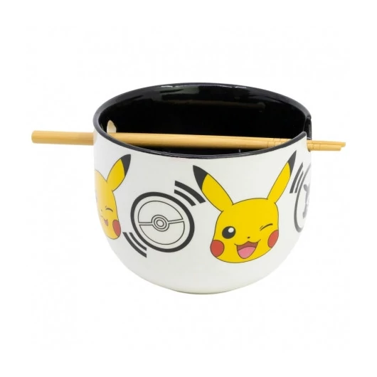 Pokémon Ramen tál evőpálcikákkal - ajándékdobozban