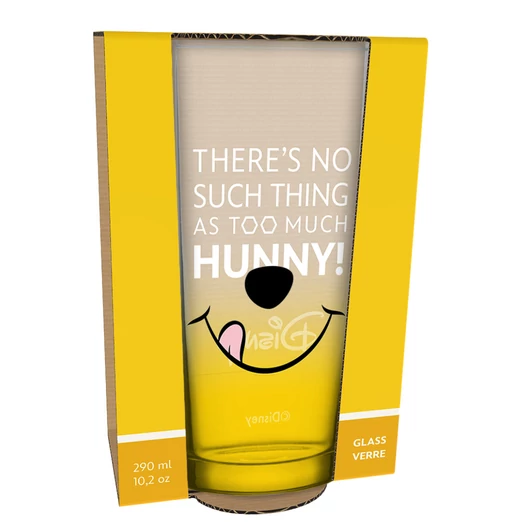 Micimackó prémium üveg pohár - 290ml