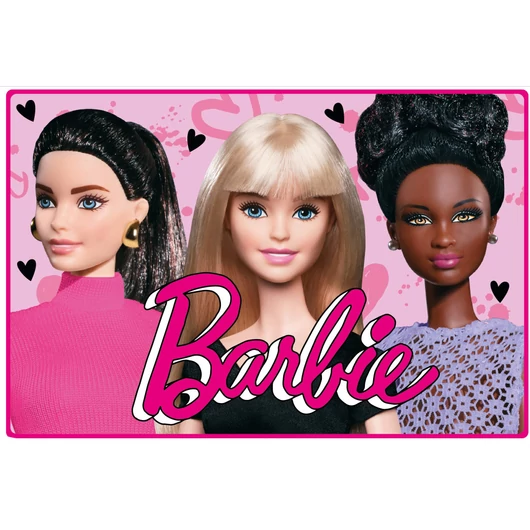 Barbie szőnyeg, fürdőszobai kilépő - 80 x 120 cm
