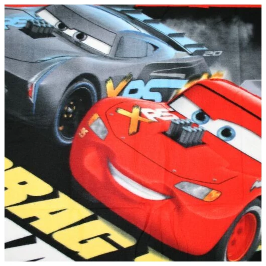 Verdák kisfiú polár takaró - 100 x 150 cm - fekete-piros