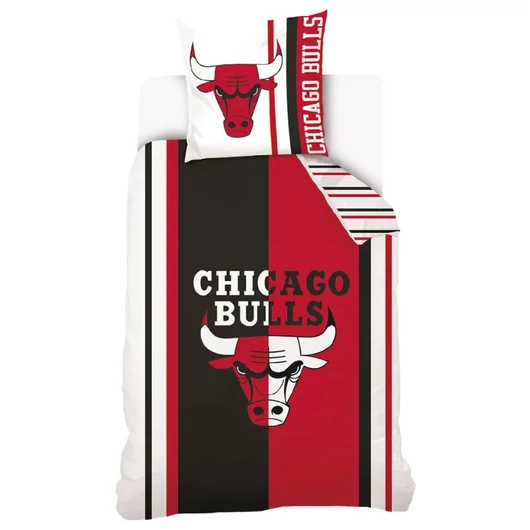 CHICAGO BULLS ágyneműhuzat-szett 100% pamut 140x200 + 70x90