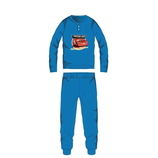 Disney Verdák téli pamut gyerek pizsama - interlock pizsama - világoskék - 116