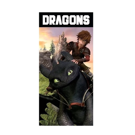 Így neveld a sárkányodat törölköző 70x140