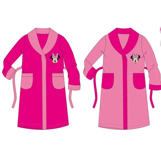 Disney Minnie egér gyerek coral köntös - rózsaszín - 128