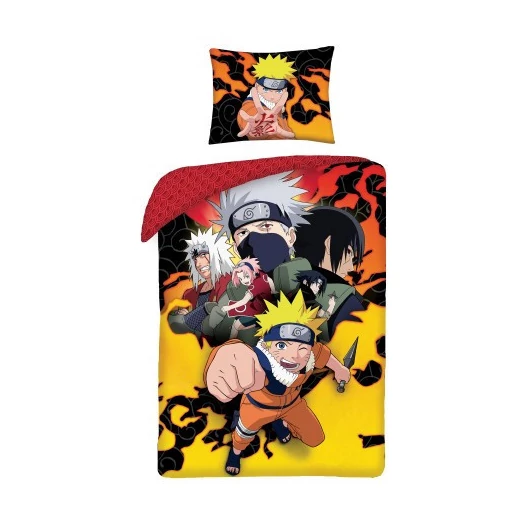 Naruto ágyneműhuzat garnitúra 140x200 cm, 70x90 cm