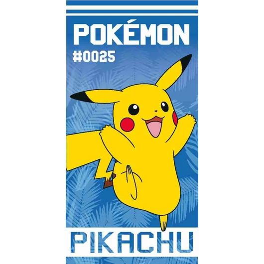 Pokémon PIKACHU 100% pamut törölköző 70x140cm