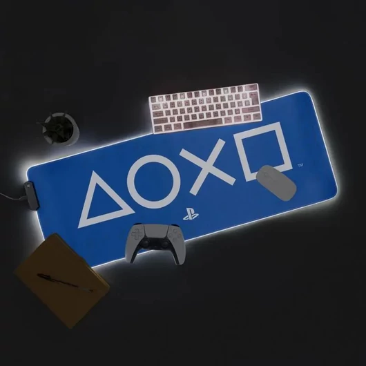 Playstation Light Up Desk Mat XL gaming egérpad