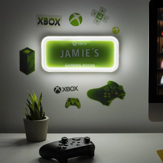 Microsoft Xbox Light up Room Sign testreszabható lámpa