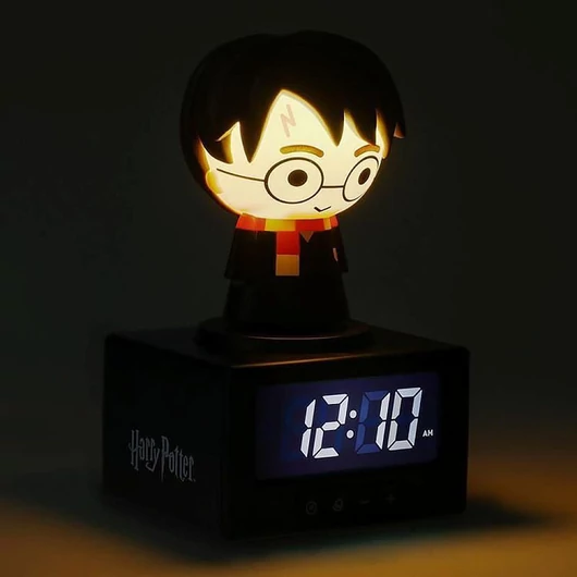 Harry Potter digitális ébresztőóra + éjjeli lámpa