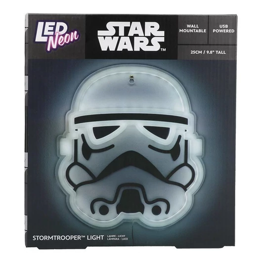 Star Wars - Stormtrooper falra szerelhető Led neon lámpa