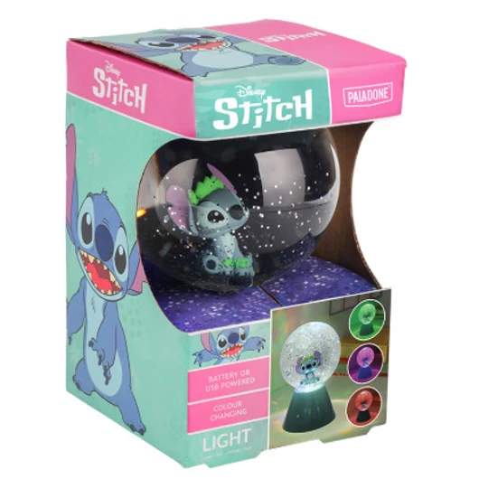 Disney Lilo & Stitch LED csillogó világító gömb kép