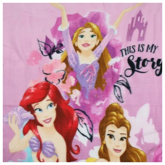 Hercegnők kislány polár takaró - 100 x 150 cm - rózsaszín