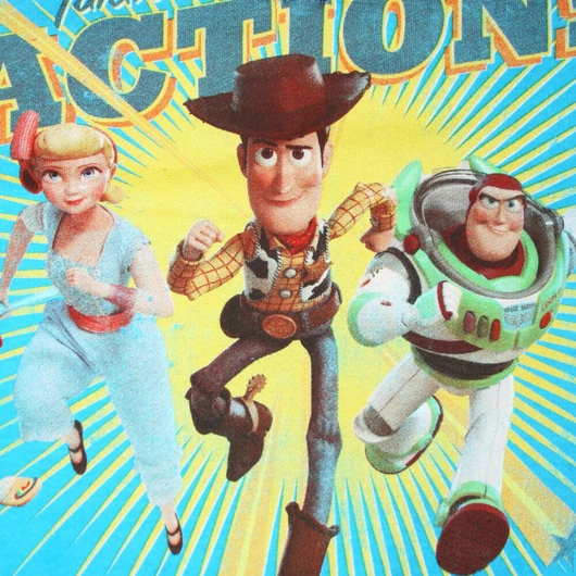 Téli pamut gyerek pizsama - Toy Story - szürke - 98