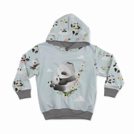 Prémium Futter, szabadidő anyag panel 40x50 cm, édes pandák