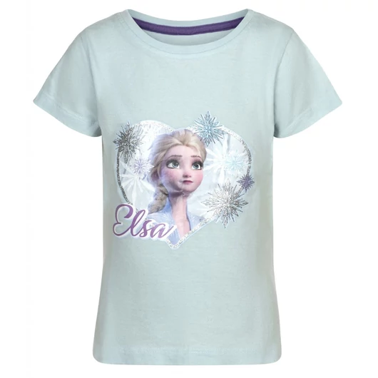 Disney Jégvarázs Elsa gyerek rövid póló, felső 3 - 4 év / 98 - 104 cm