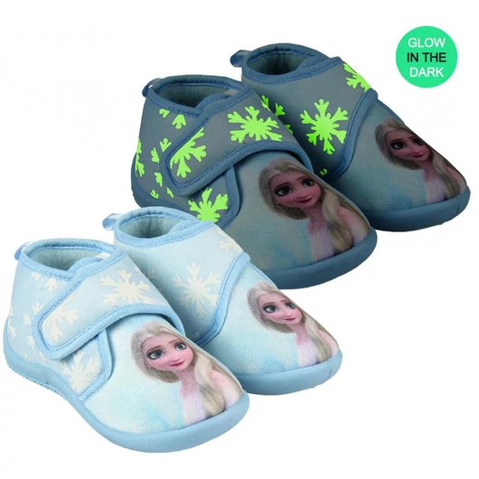 Disney Jégvarázs Elsa sötétben világító Benti cipő 23