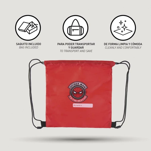 Pókember Rescue utcai cipő tornazsákkal 26