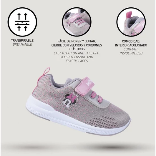 Disney Minnie Sitting utcai cipő tornazsákkal 28