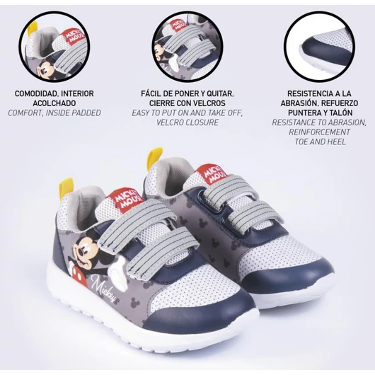 Disney Mickey Grey utcai cipő 24