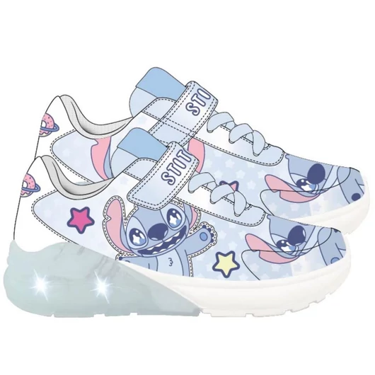 Disney Lilo és Stitch, A csillagkutya Happy Alien LED villogó, világító utcai cipő 26