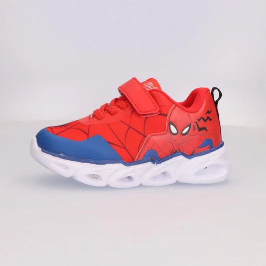 Pókember Web LED villogó, világító utcai cipő 25