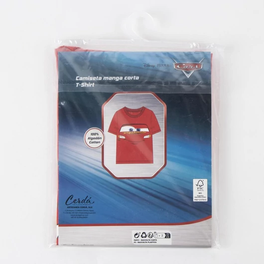 Disney Verdák Red gyerek rövid póló, felső 6 év / 116 cm