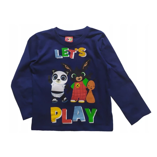 Bing Play Dark Blue gyerek hosszú ujjú póló 4 év / 104 cm