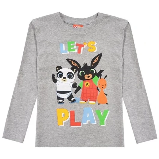 Bing Play Grey gyerek hosszú ujjú póló 6 év / 116 cm