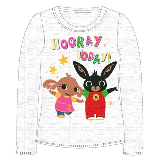 Bing Hooray Grey gyerek hosszú ujjú póló 6 év / 116 cm