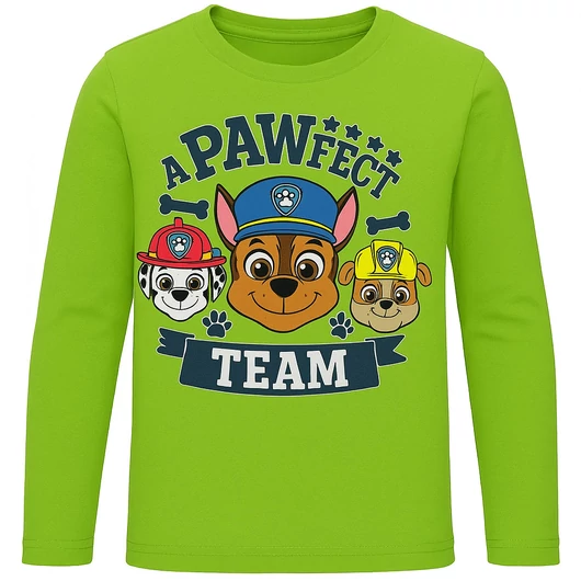 Mancs Őrjárat Pawfect gyerek hosszú póló, felső 4 év / 104 cm