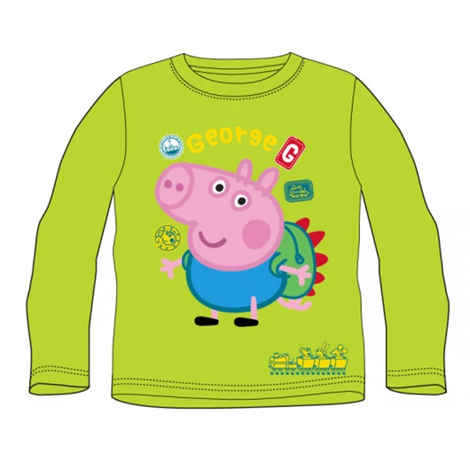Peppa malac George Travel gyerek hosszú póló, felső 92 cm