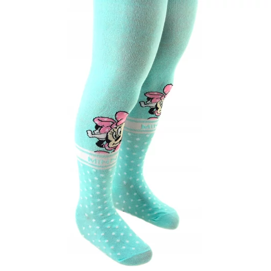 Disney Minnie Dots Green gyerek harisnya 6 - 7 év / 116 - 122 cm