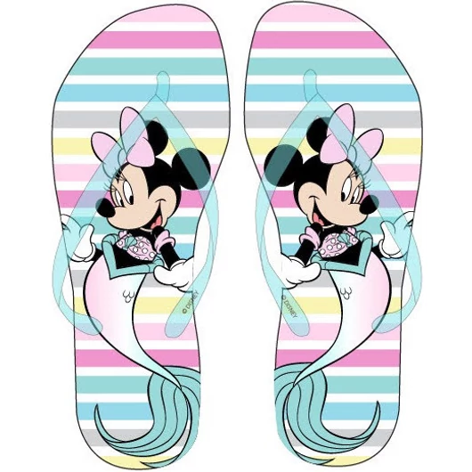 Disney Minnie Mermaid Blue gyerek papucs, Flip-Flop 26/27