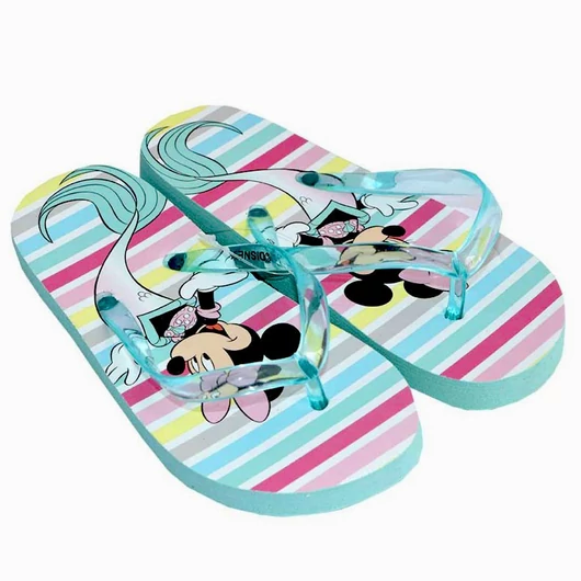 Disney Minnie Mermaid Blue gyerek papucs, Flip-Flop 28/29