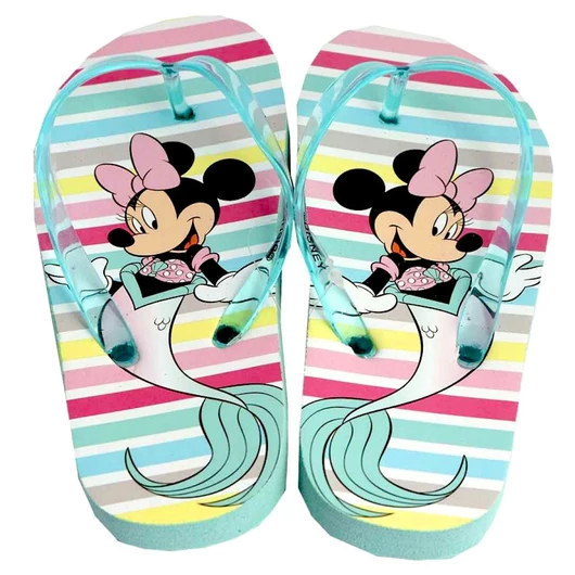 Disney Minnie Mermaid Blue gyerek papucs, Flip-Flop 32/33