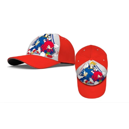 Sonic a sündisznó Rings gyerek baseball sapka 52 cm
