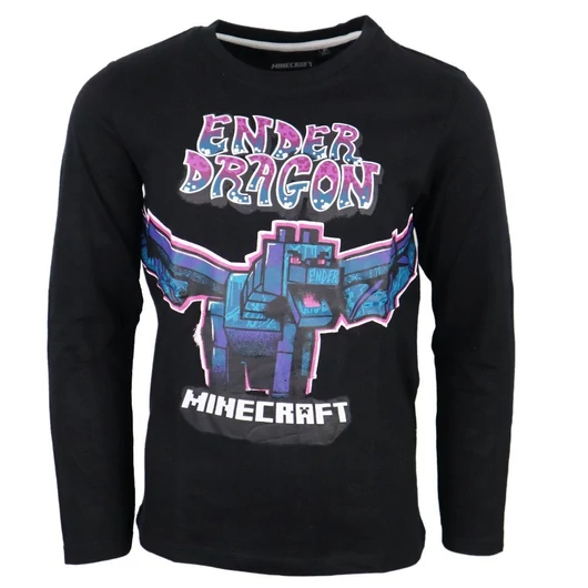 Minecraft Ender Dragon gyerek hosszú ujjú póló, felső 10 év / 140 cm
