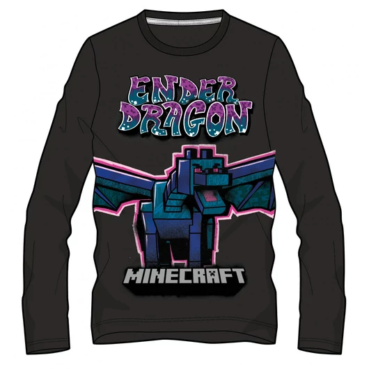 Minecraft Ender Dragon gyerek hosszú ujjú póló, felső 8 év / 128 cm