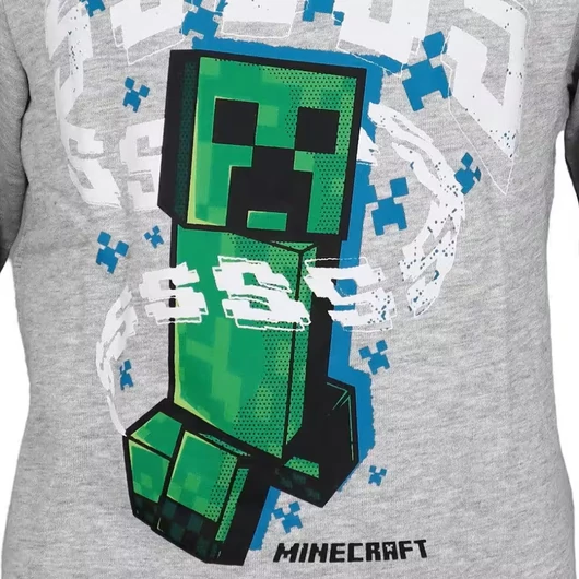 Minecraft Grey gyerek pulóver 6 év / 116 cm