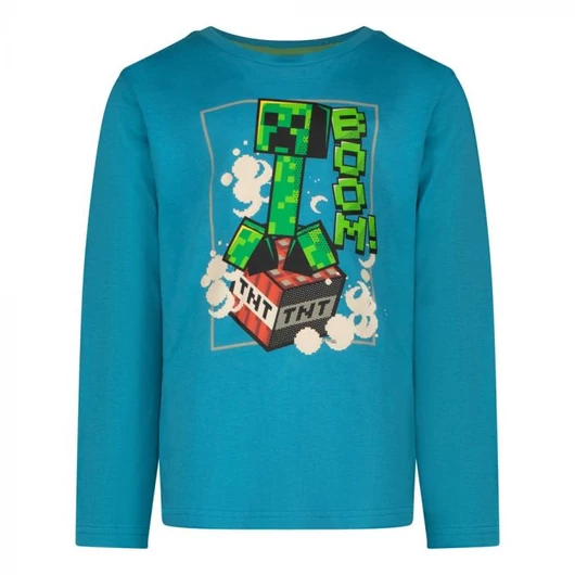Minecraft BOOM! gyerek hosszú ujjú póló, felső 8 év / 128 cm